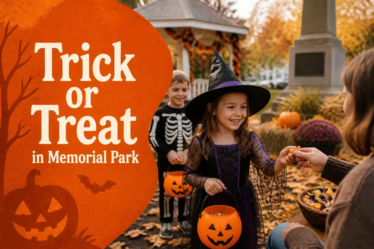 Trick or Treat in Memorial Park
