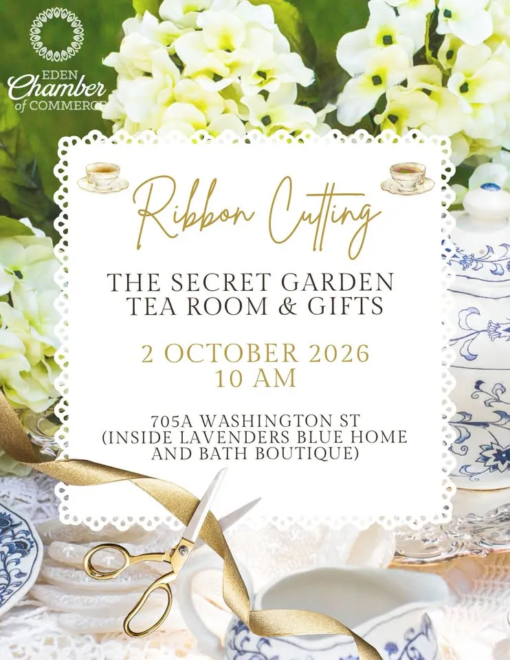 Ribbon Cutting: The Secret Garden Tea Room & Gifts at Lavenders Blue Home & Body Boutique! ✂️