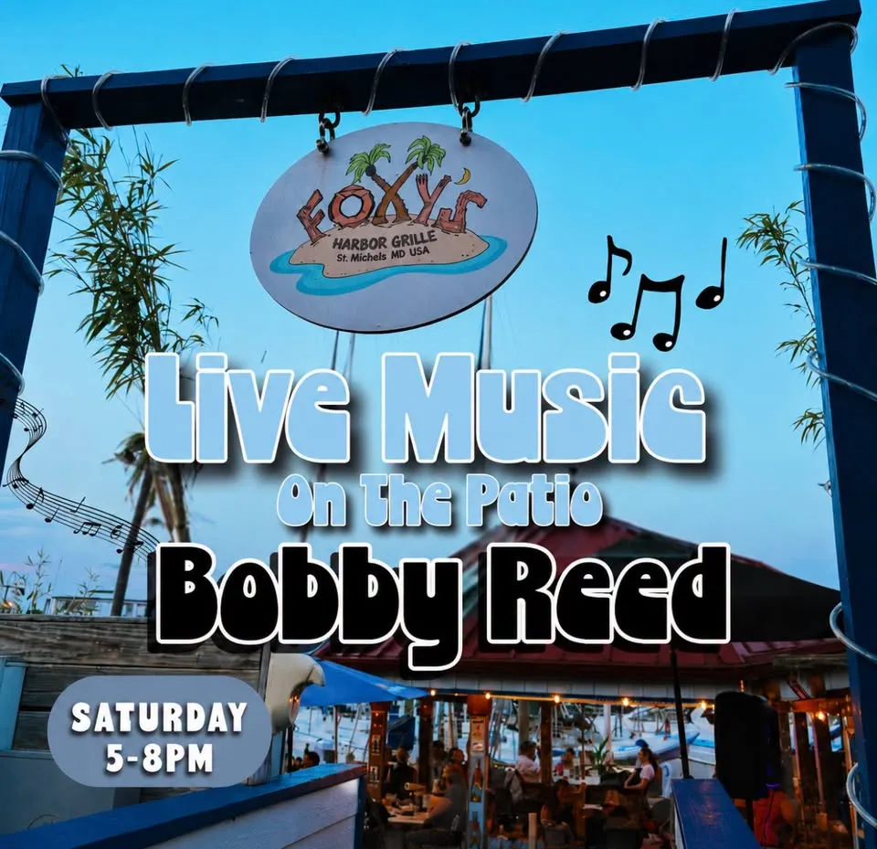 Live music at Foxy’s! Bobby Reed! 🎶🎶