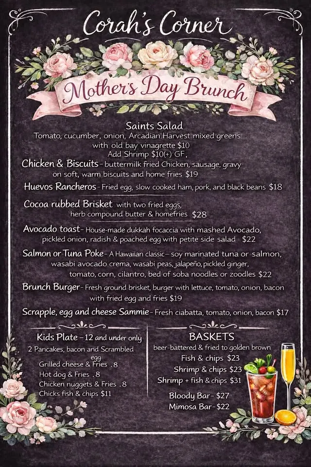 ๐บ๐Motherโs Day Brunch at Corahโs Corner๐บ๐