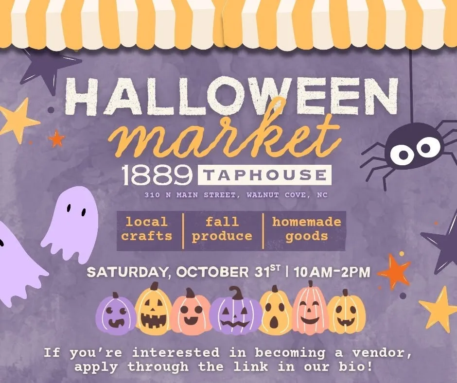 Halloween Market at 1889 Taphouse!