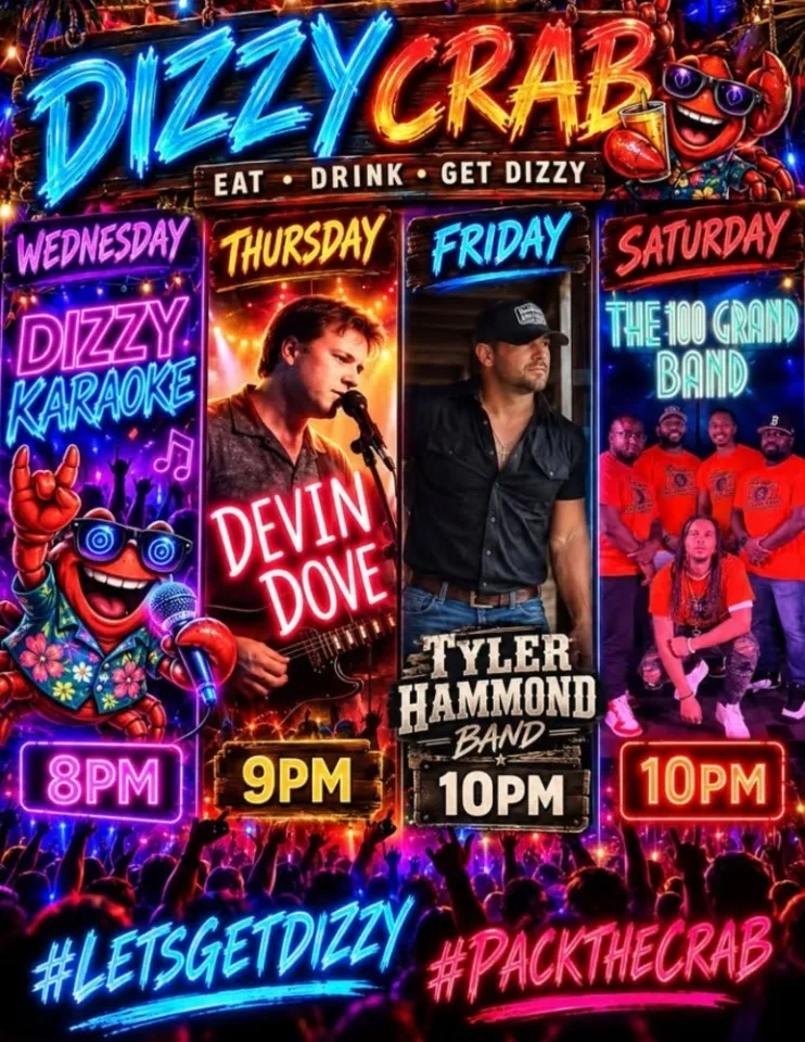 Weekly Events at Dizzy