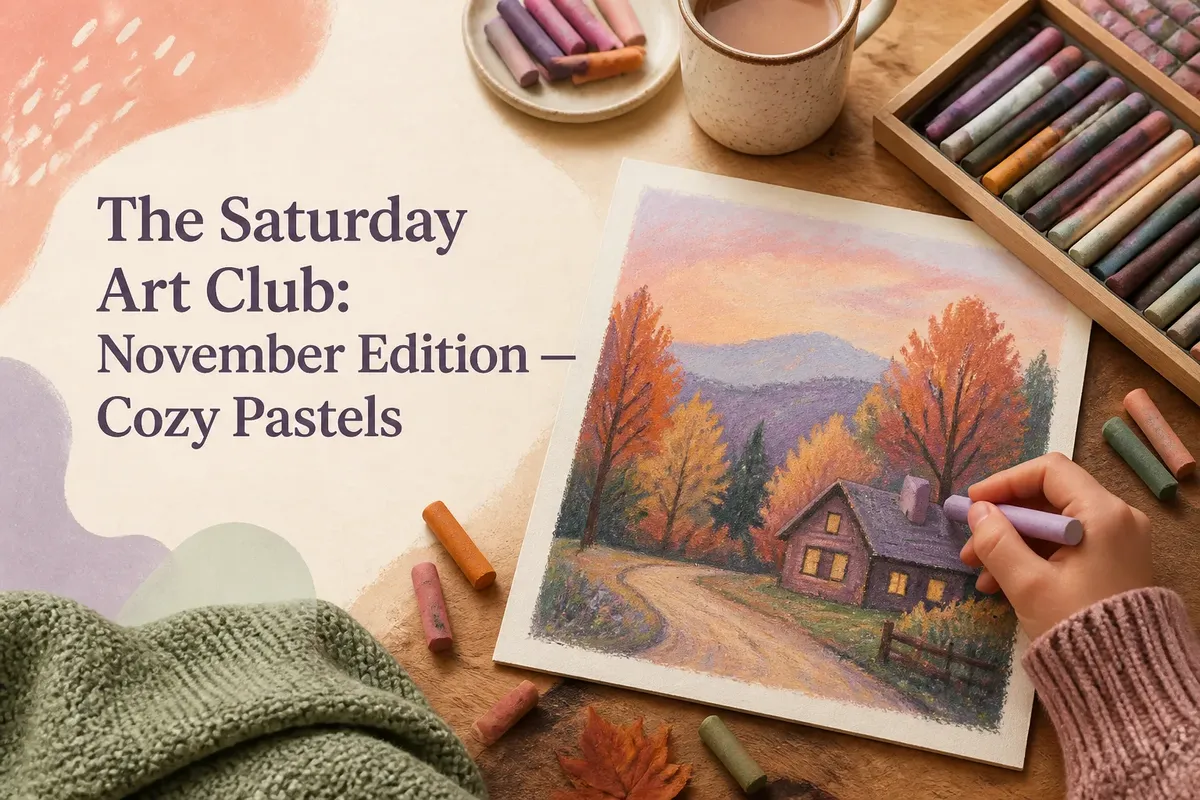 The Saturday Art Club: November Edition — Cozy Pastels