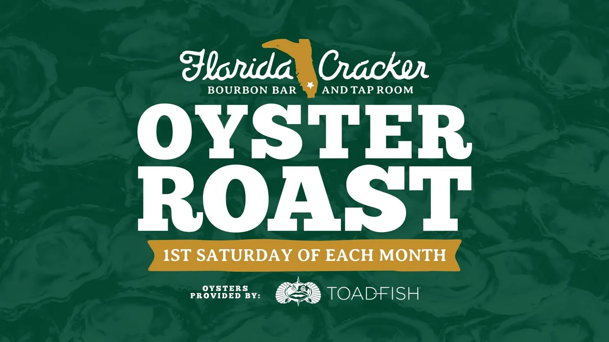 Monthly Oyster Roast at Florida Cracker Tap Room