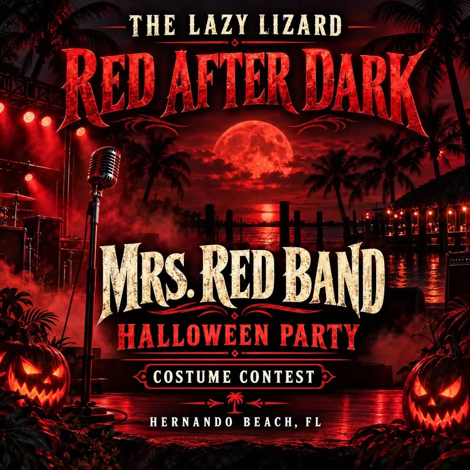 Red After Dark: Halloween Party with Mrs. RED Band 🎃