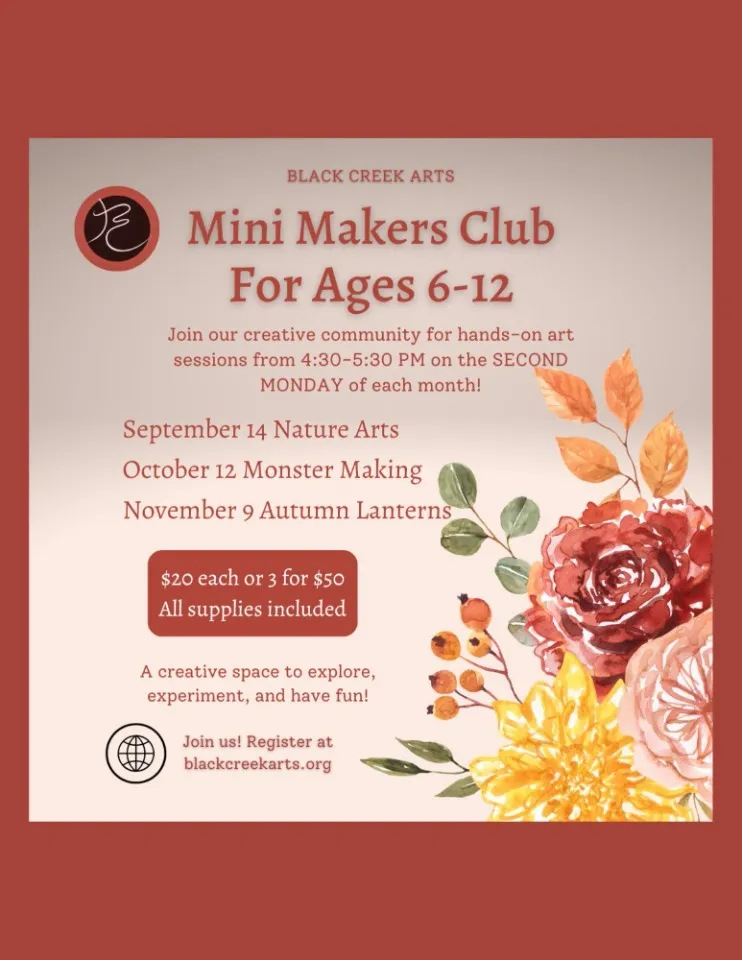 Mini Makers Club for Ages 6-12 with Ember Estridge