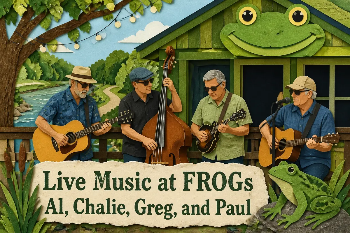 Live Music at FROGs Al, Chalie, Greg, and Paul
