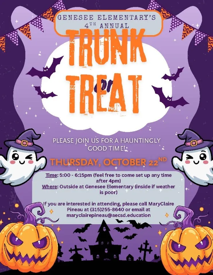 Single Event Genesee Elementary's Trunk or Treat