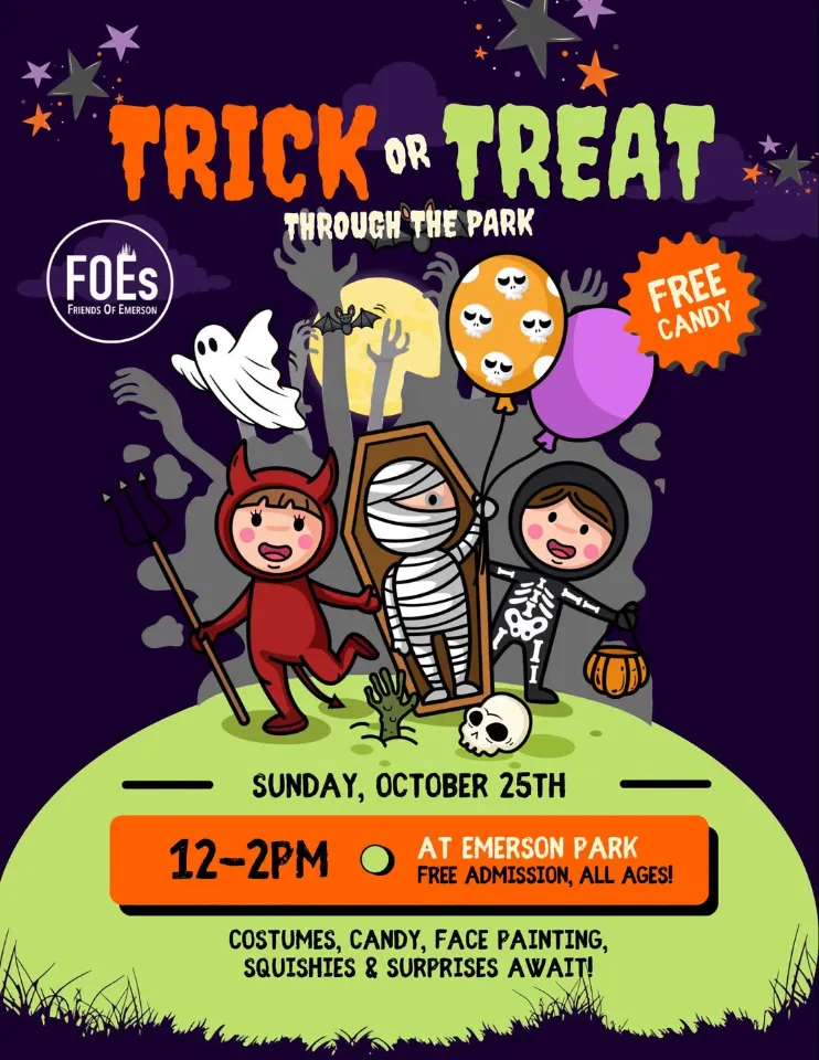 Trick or Treat at Emerson Park