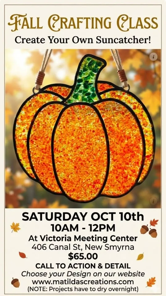 Faux Stain Glass Resin Class