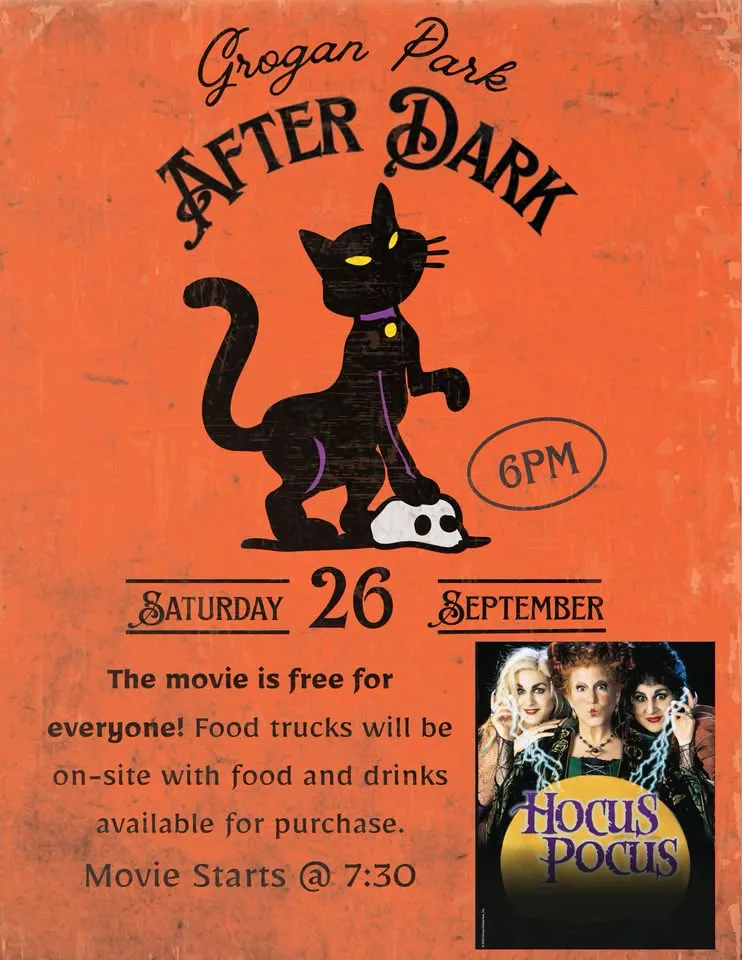 🎃 Grogan Park After Dark Movie Night!