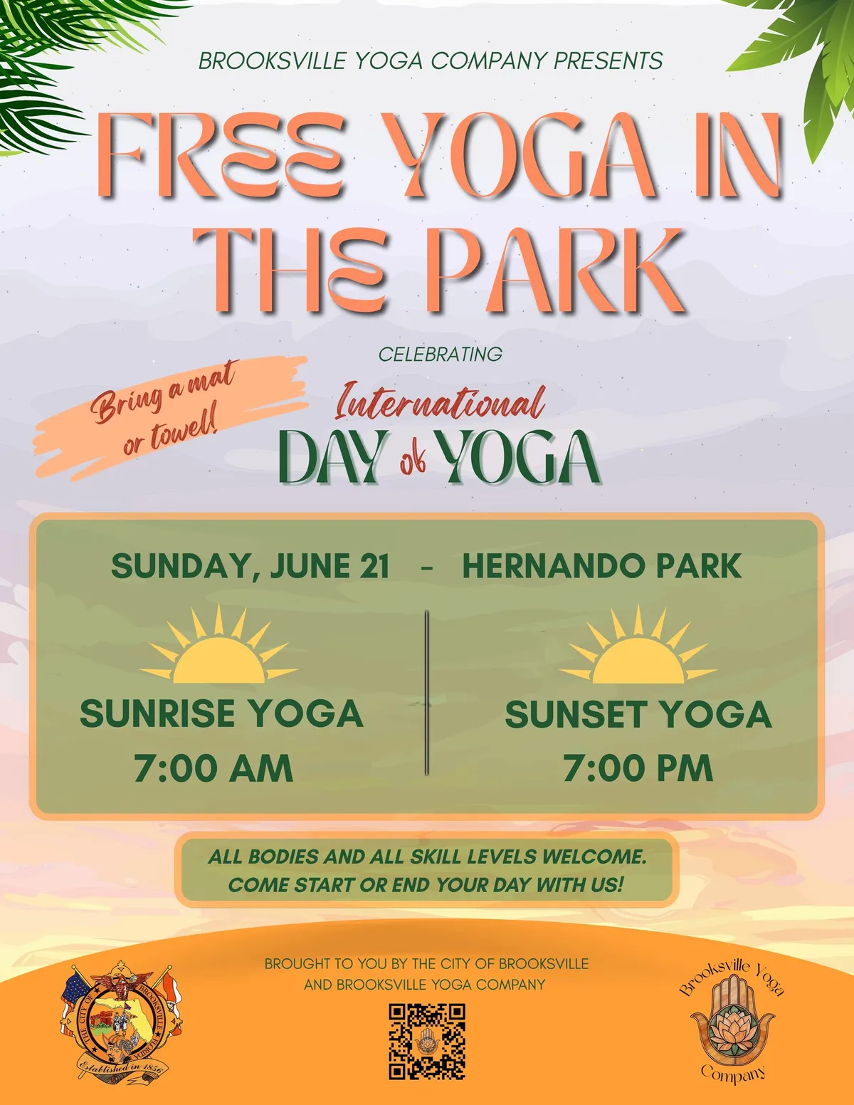 Free Yoga in Hernando Park