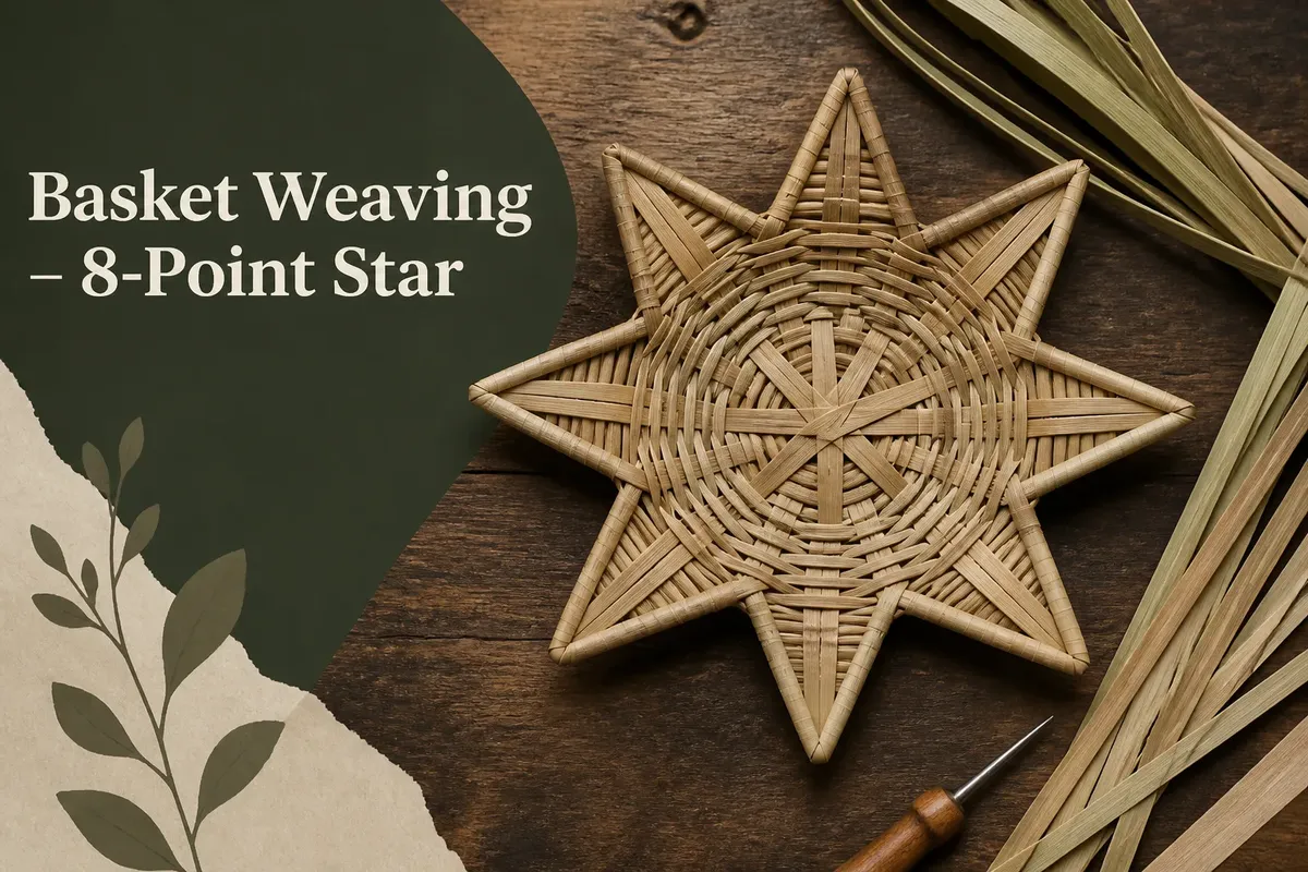 Basket Weaving – 8-Point Star