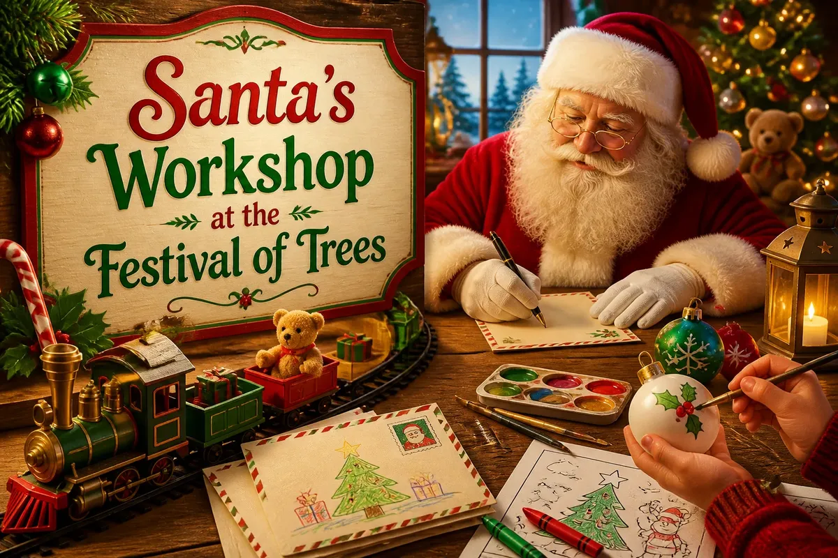 Santa’s Workshop at the Festival of Trees