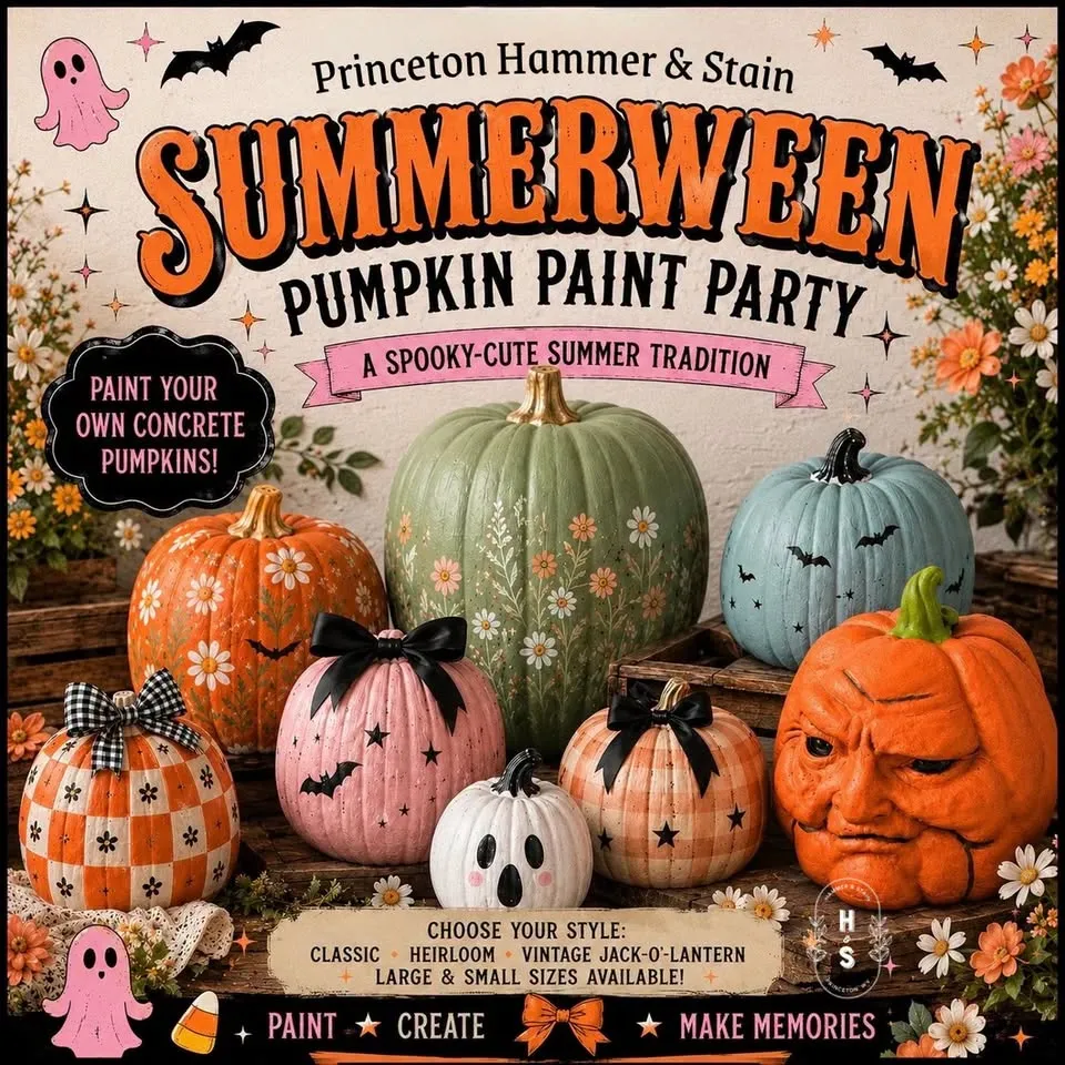 Summerween Pumpkin Paint Party