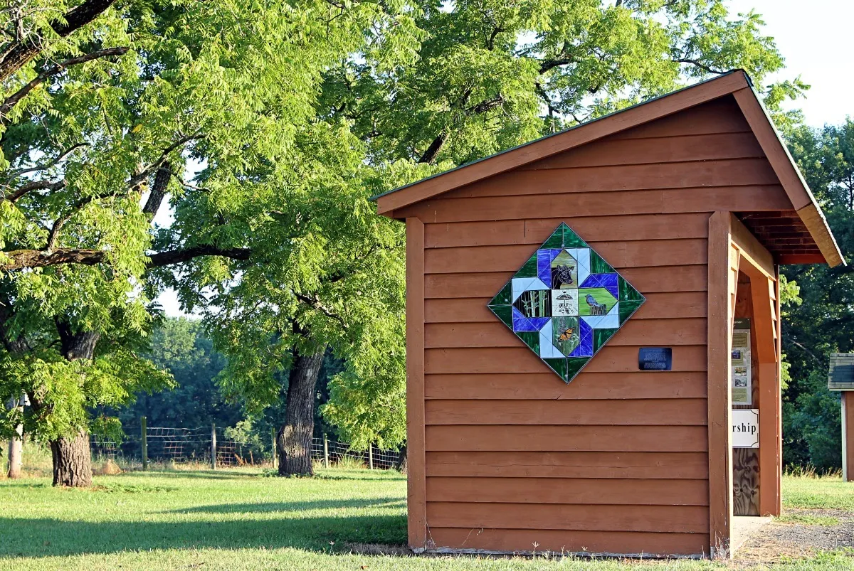 Quilt Trail Square - Chinqua Penn Walking Trail