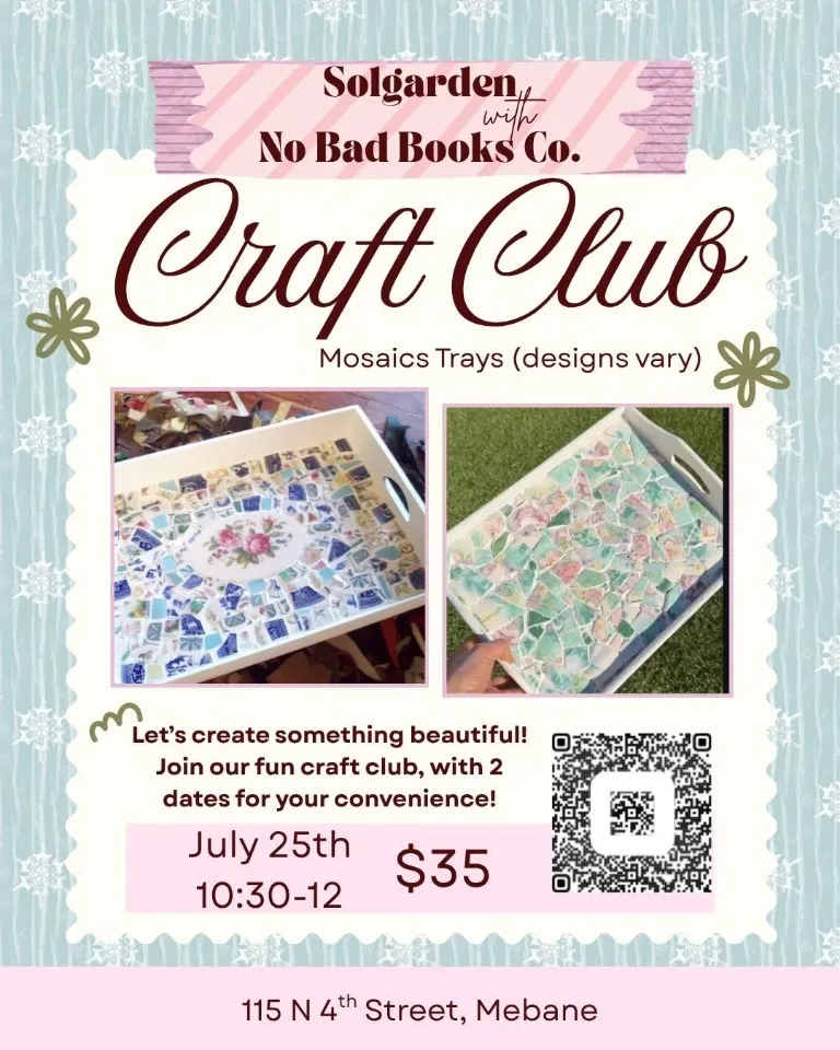 July Craft Club - DIY Mosaic Tray