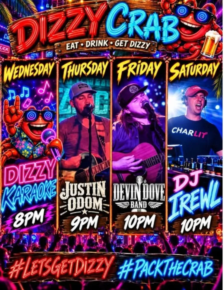 Weekly Lineup at Dizzy