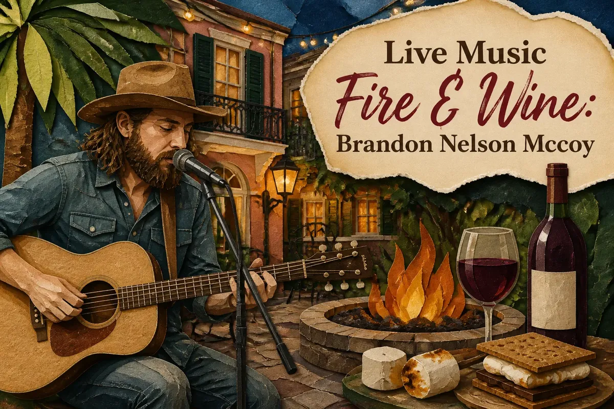 Live Music Fire & Wine: Brandon Nelson Mccoy