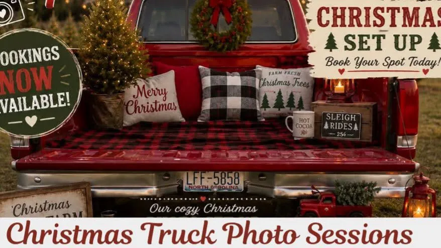 Christmas Red Truck Sessions!