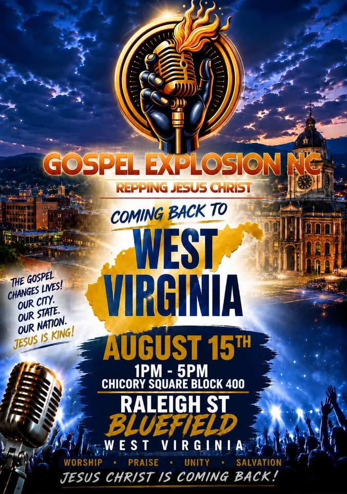 GOSPEL EXPLOSION NC REPPING JESUS CHRIST