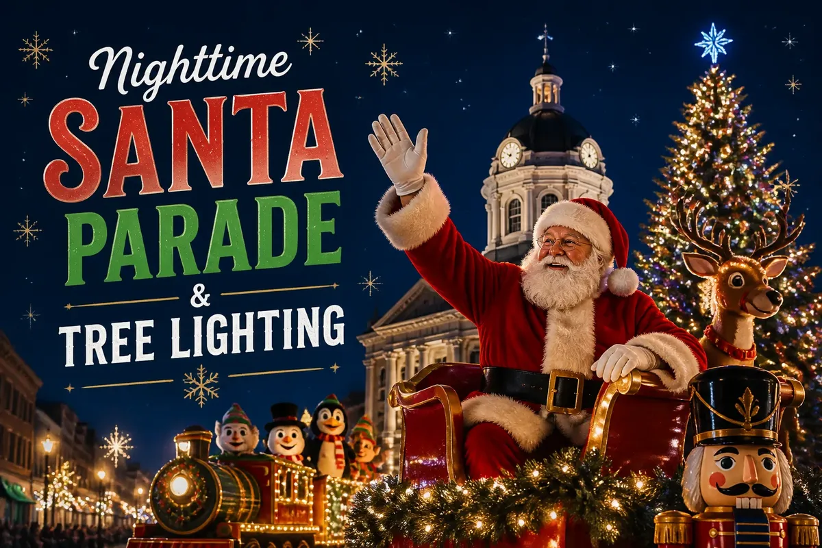Nighttime Santa Parade & Tree Lighting