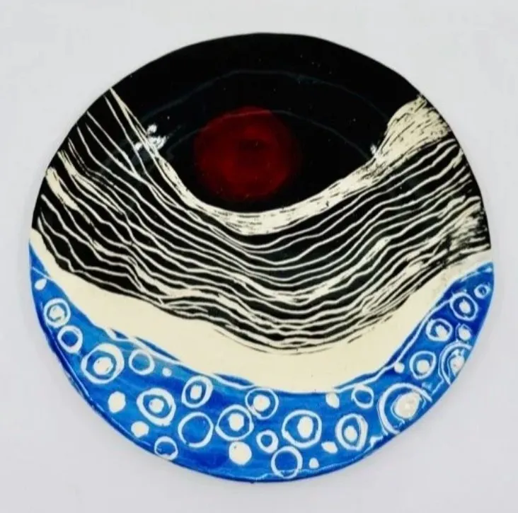 Sgraffito Plate Clay Class