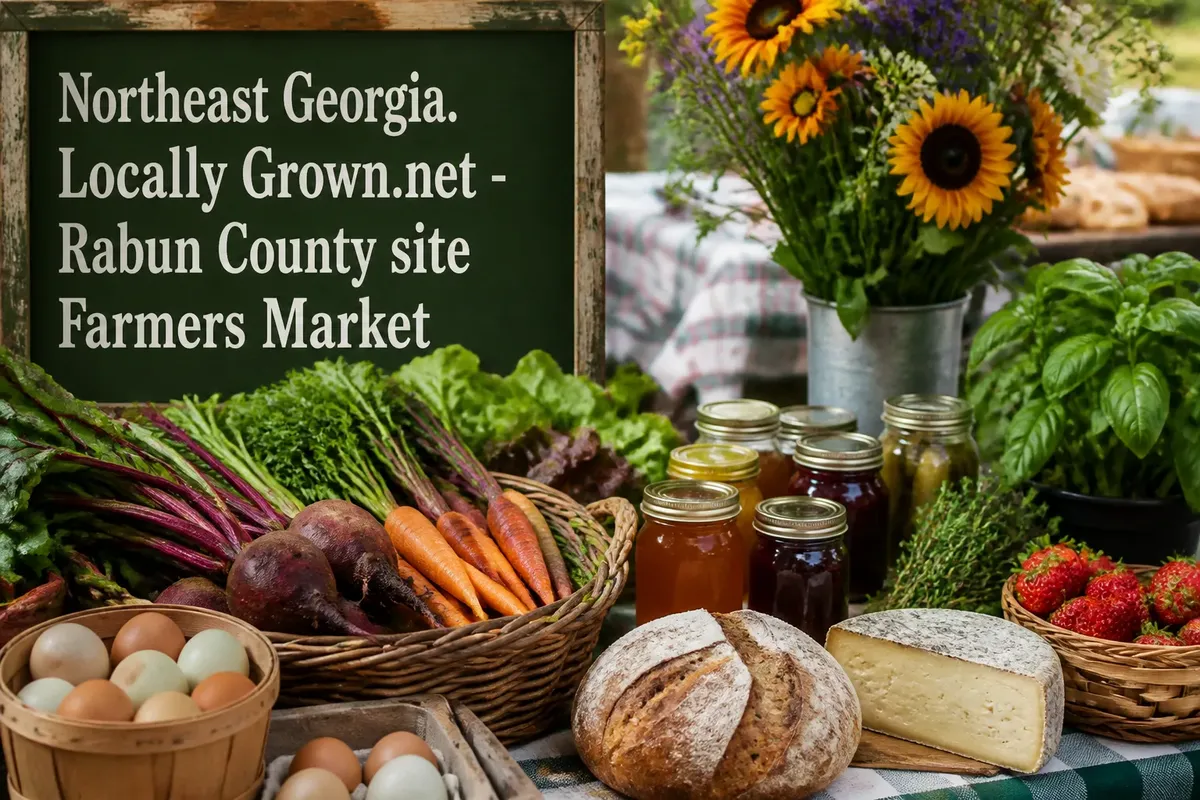Northeast Georgia. Locally Grown.net - Rabun County site Farmers Market