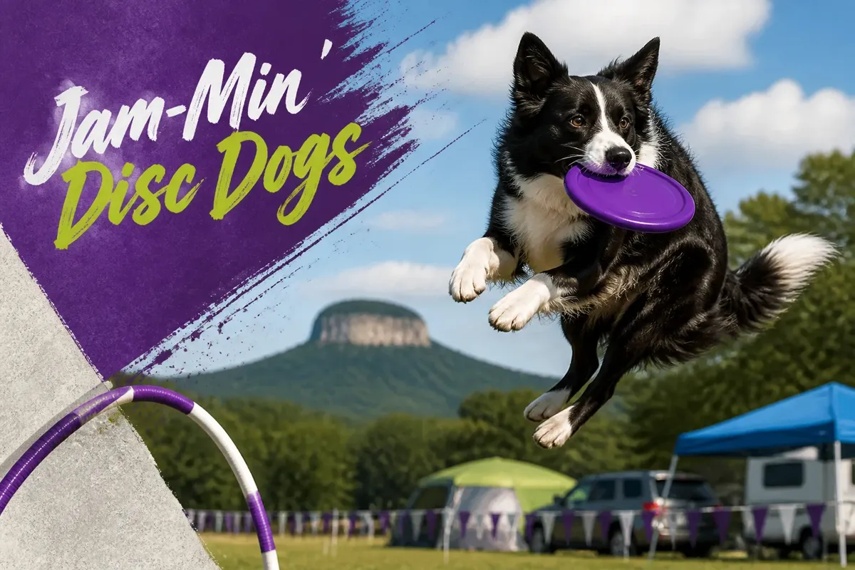 Pilot Mountain, NC, US – Nov 28th & 29th – Jam-Min’ Disc Dogs