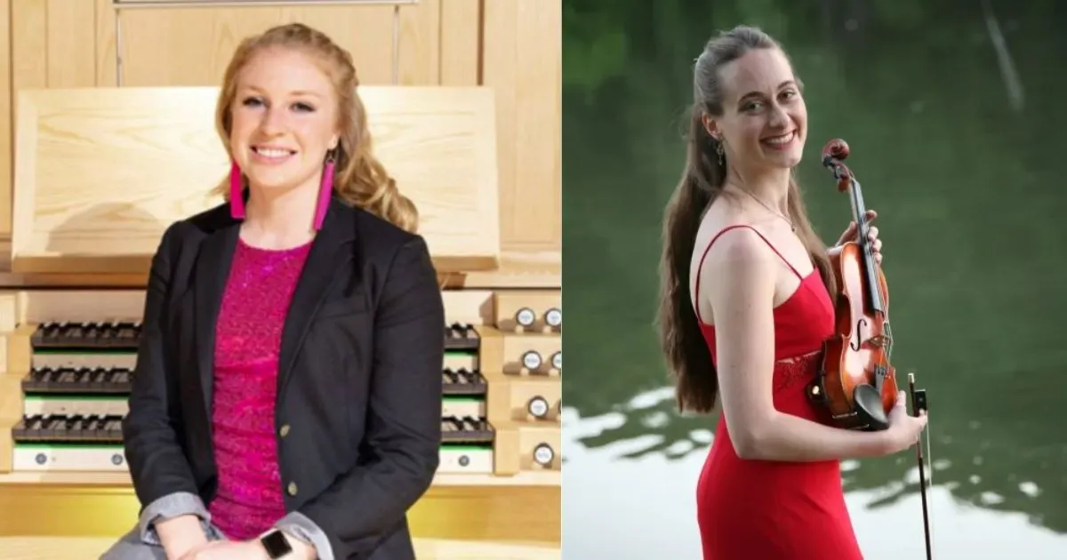 Jillian Gardner, Organist and Claudia Schaer, Violinist