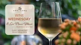 Wine Wednesday & Live Piano Music at The Oaks Lakeside Kitchen