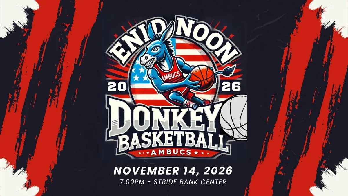 Enid Noon Ambucs Donkey Basketball