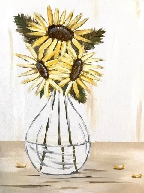 "Happiness in Bloom" In-Studio Paint Party!