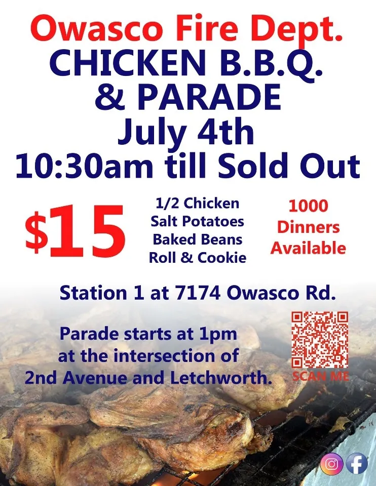 Single Event Owasco Annual Parade and Chicken BBQ