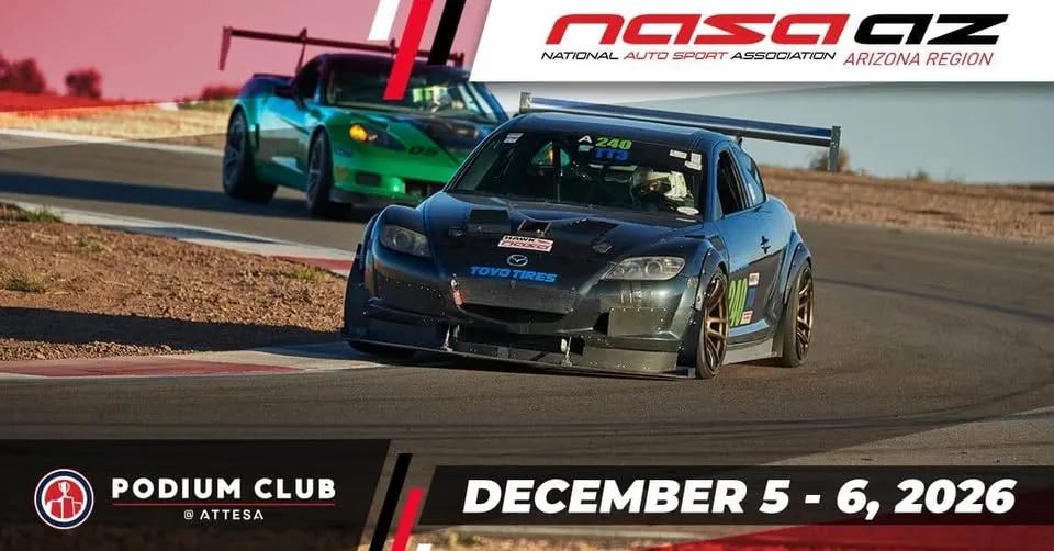 NASA AZ HPDE, TA, TT, Race & Comp School