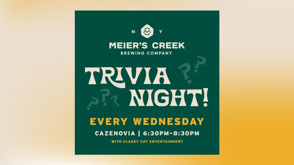 Trivia Night at Meier’s Creek Farm Brewery