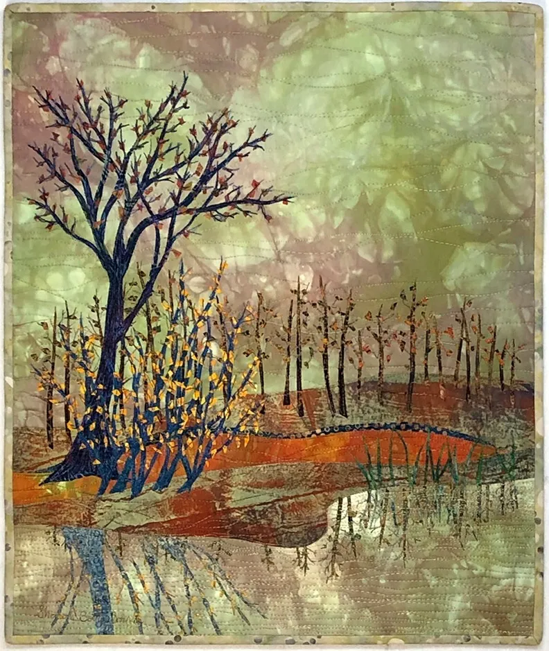 Single Event Inspirational Landscape Quilting with Sharon Bottle Souva