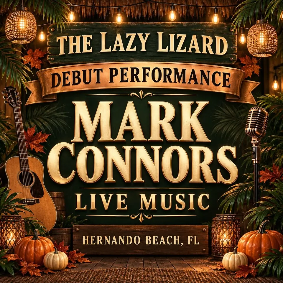 MARK CONNORS DEBUT at the Lazy Lizard