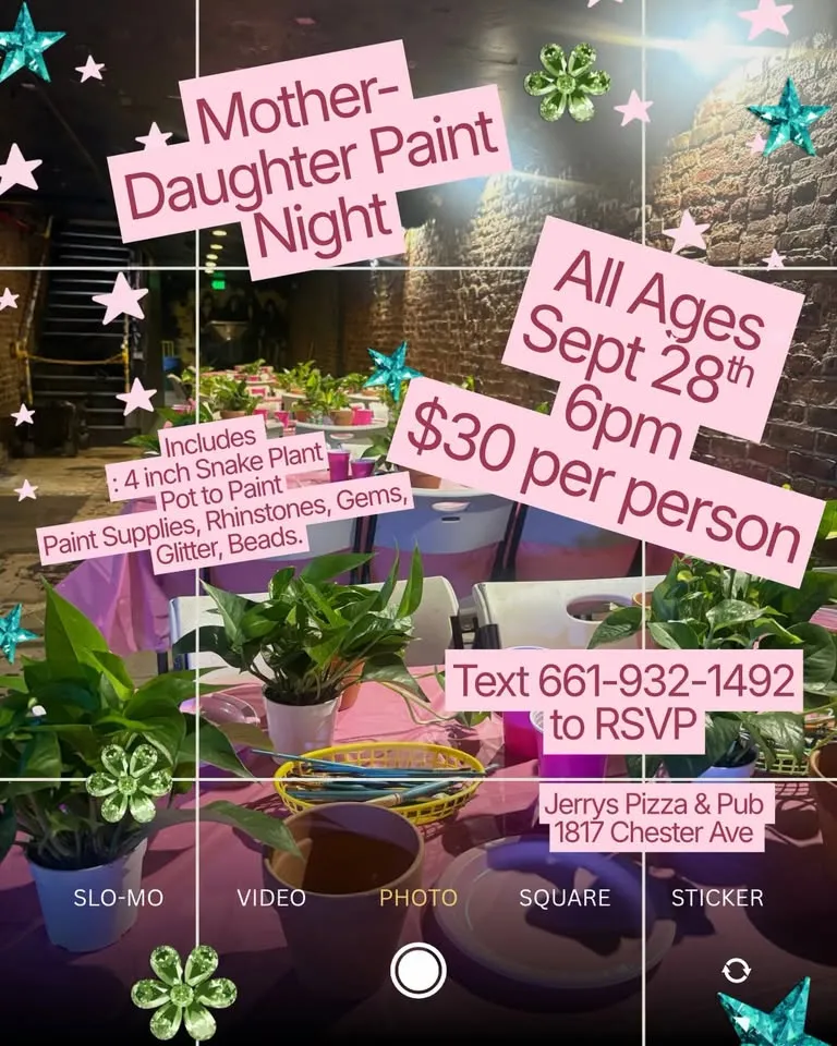 Mother Daughter Paint And Pot