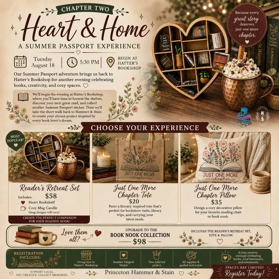 Heart & Home: Book Nook Edition — A Summer Passport Experience
