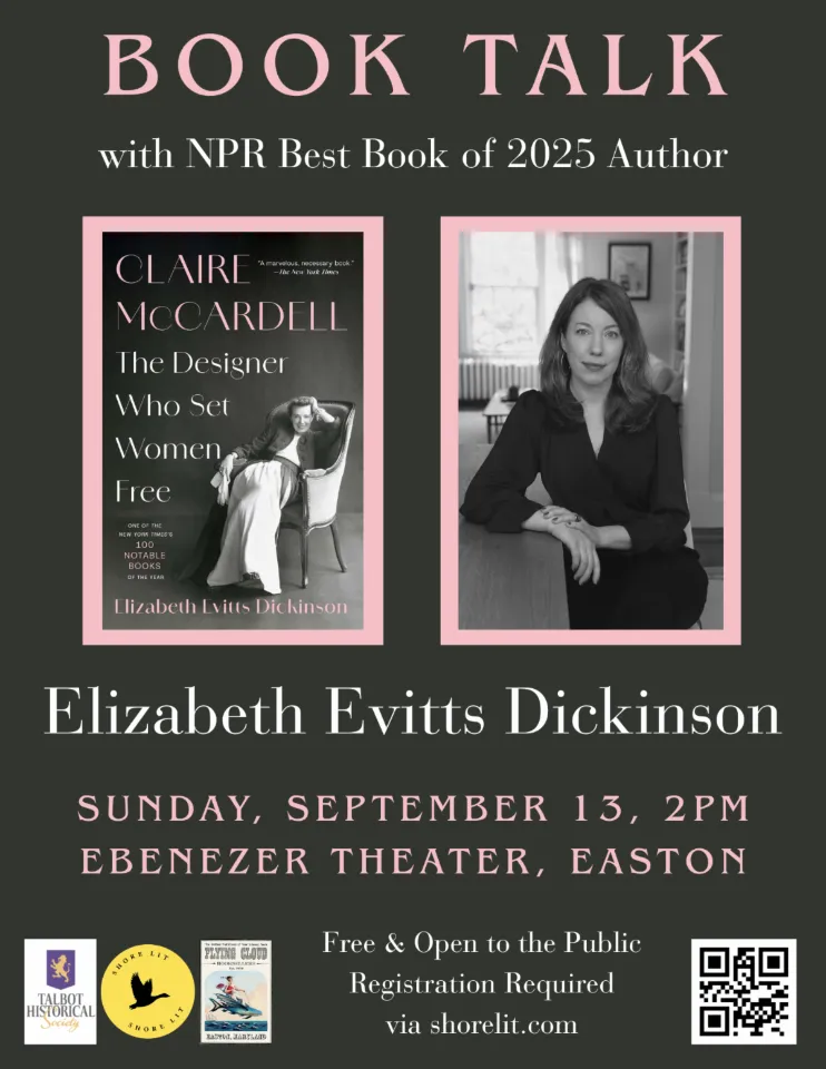 Book Talk: Elizabeth Evitts Dickinson, Claire McCardell: The Designer Who Set Women Free