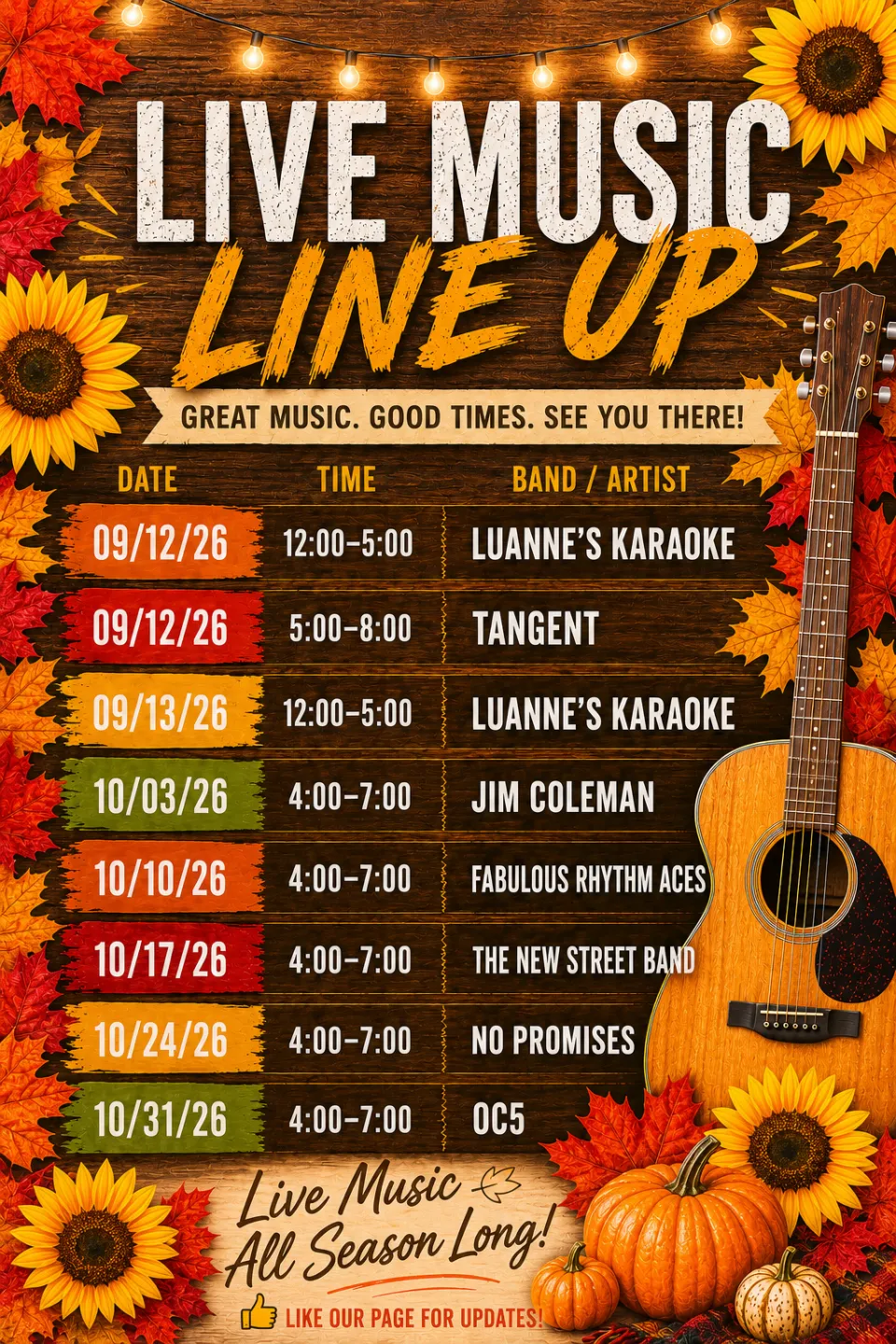 Live Music @ Thunderbird Farms