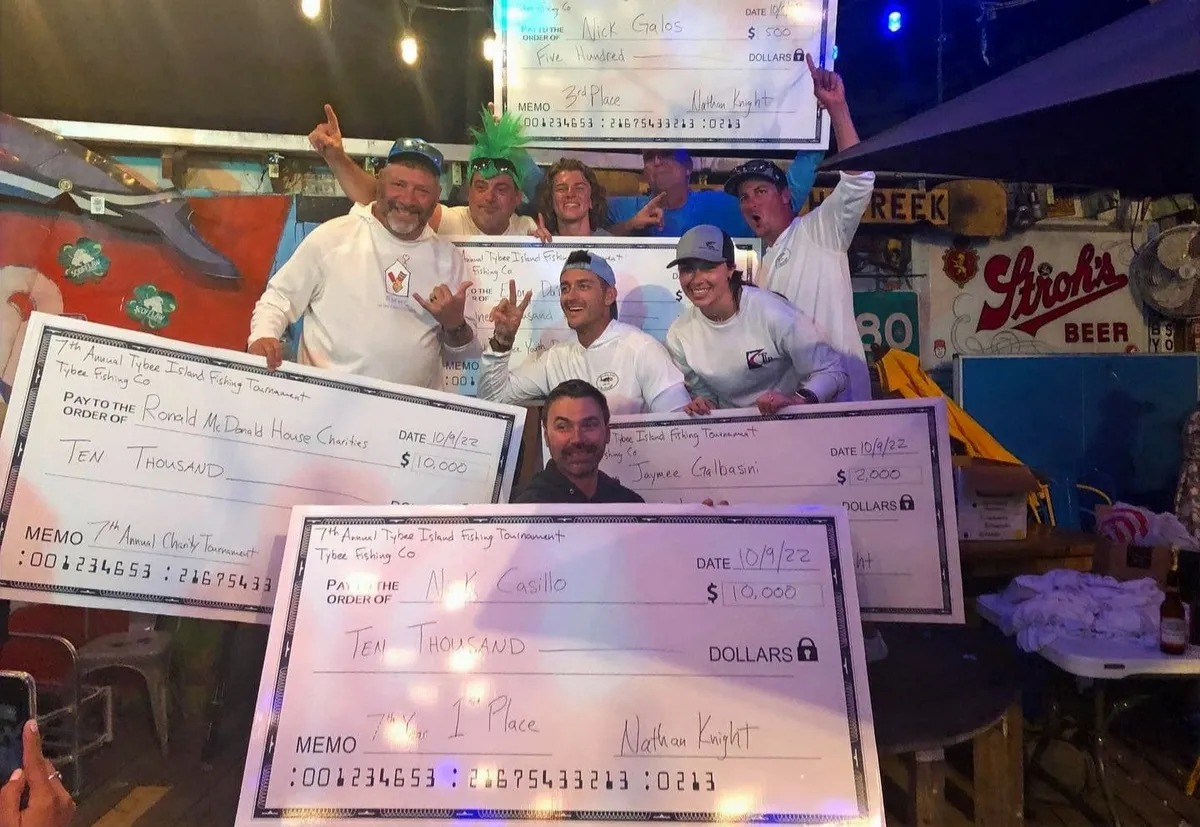 Tybee Island's 11th Annual Charity Redfish Fishing Tournament