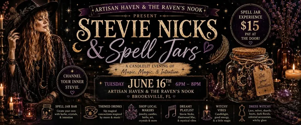 ✨🌙 Stevie Nicks & Spell Jars