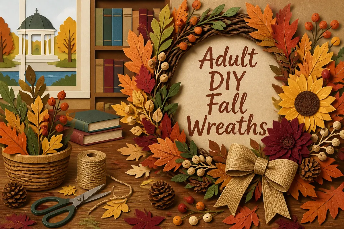 Adult DIY Fall Wreaths