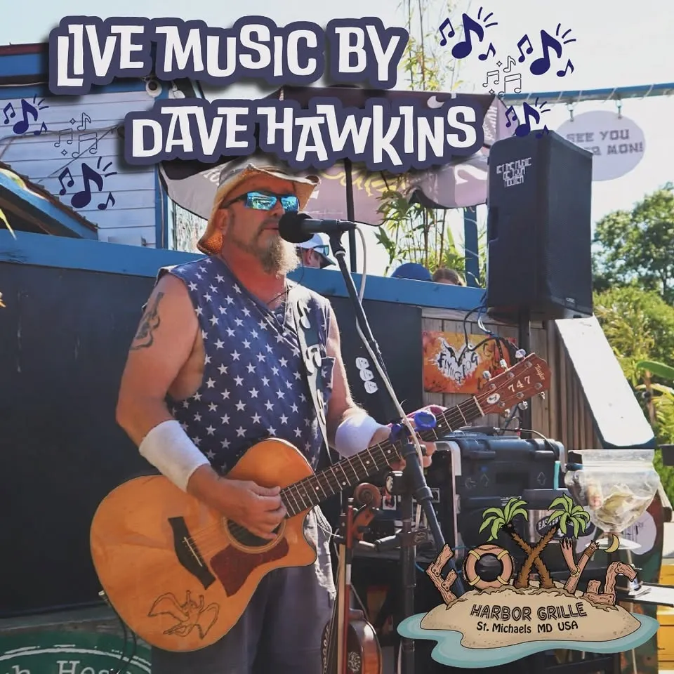 Live Music at Foxyโs! Dave Hawkins! ๐ถ๐ถ