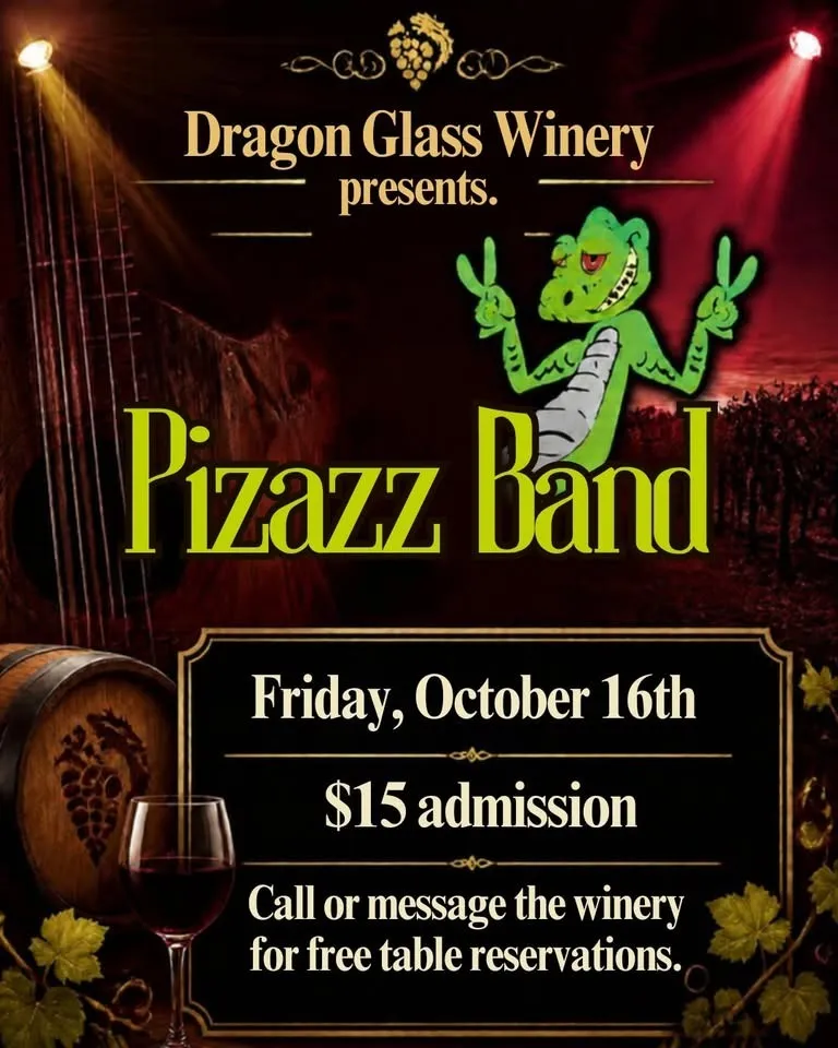 Pizazz Band / Second Helpings Food Truck Friday October 16th @ Dragon Glass