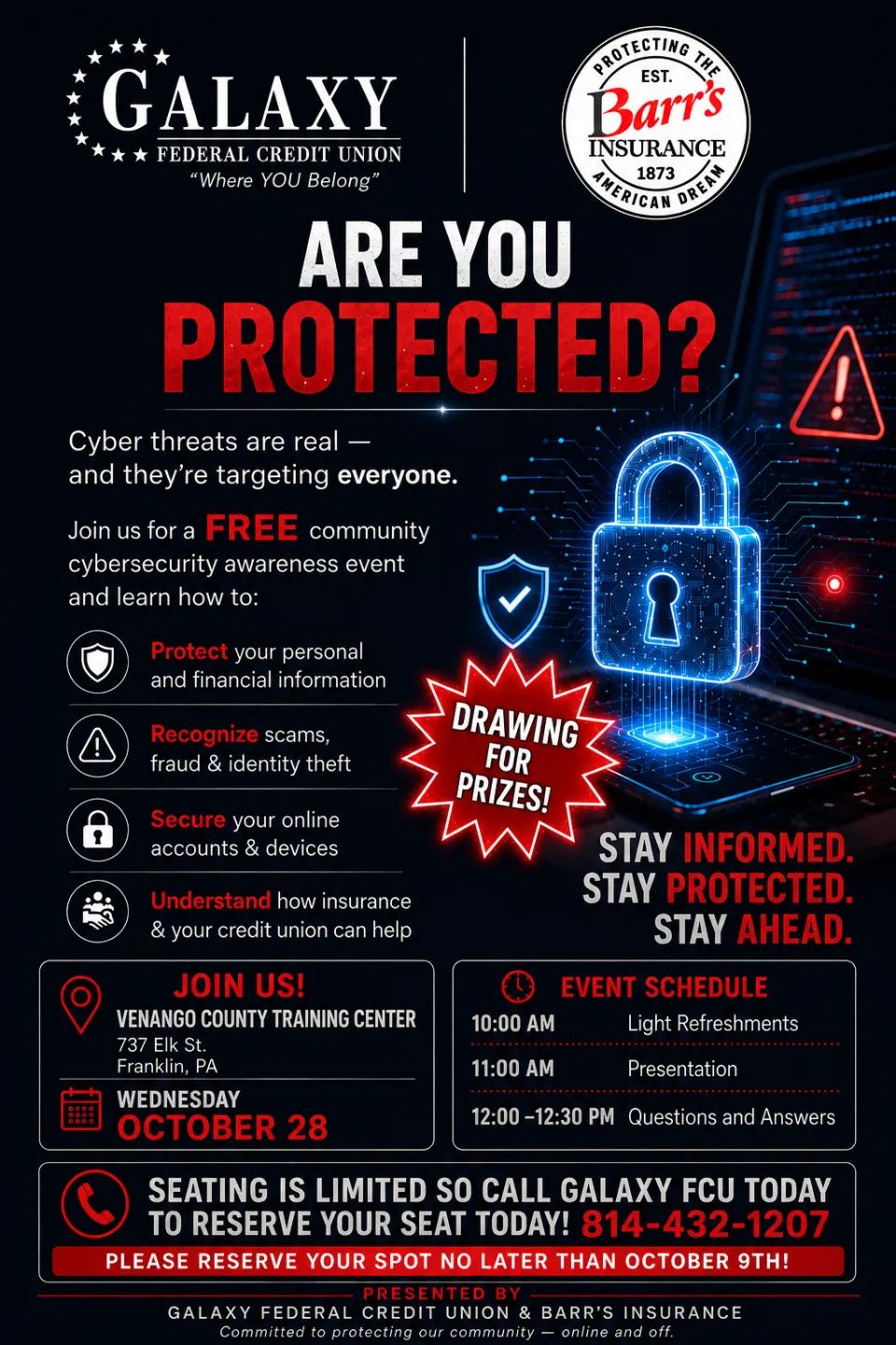 Community Fraud Prevention & Cybersecurity Event