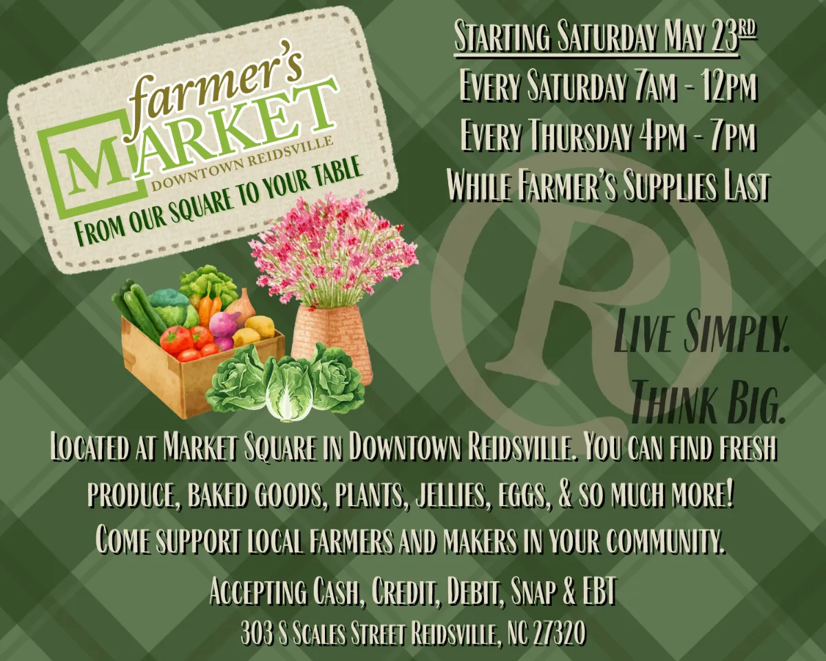 Farmer's Market Downtown Reidsville