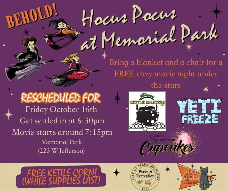 Hocus Pocus at Memorial Park